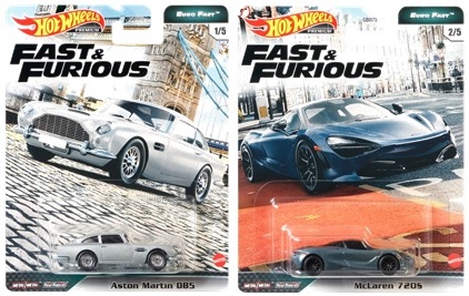 画像: 2020 HW PREMIUM FAST & FURIOUS 【Kアソート"EURO FAST" (5種セット）】ASTON MARTIN DB5/McLAREN 720S/LAMBORGHINI AVENTADOR/BMW M3 E36/BMW M3 E46