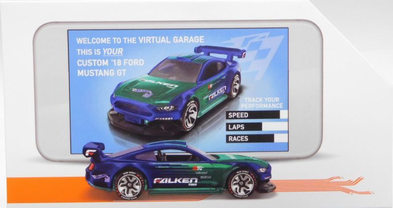 画像: 2020 HOT WHEELS id 【CUSTOM '18 FORD MUSTANG (FALKEN)】 SPEC.BLUE/ID(予約不可）