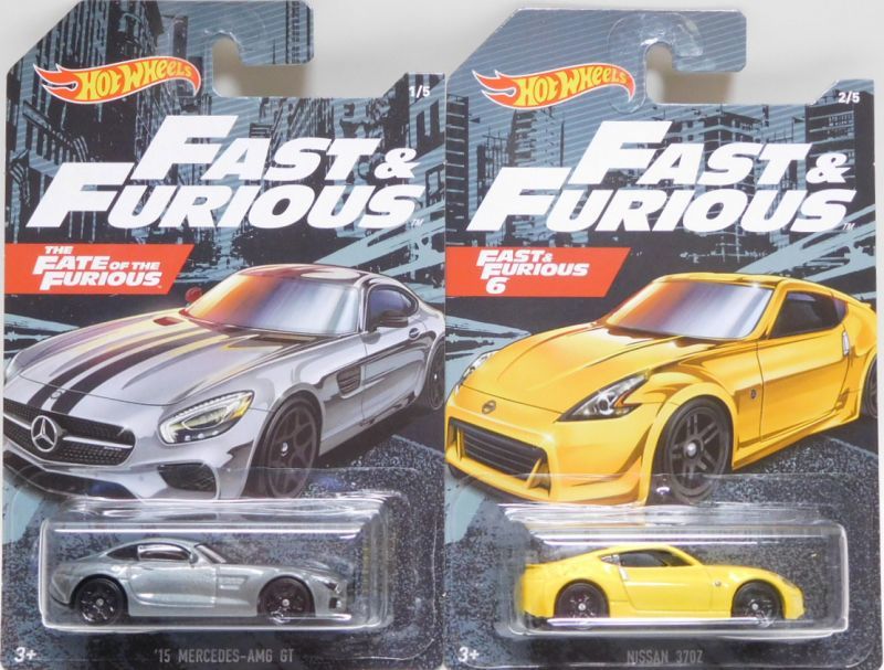 画像: 2020 WALMART EXCLUSIVE HW FAST & FURIOUS （ワイルドスピード）【5種セット】'15 Mercedes-AMG GT/Nissan 370Z/McLaren 720S/Lamborghini Gallardo LP 560-4/'69 Ford Torino Talladega(予約不可）