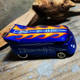 画像: HELLS DEPT 2020 - BOO Pinstriping x JDC13 【”グラデ－ション” VW DRAG BUS (カスタム完成品）】DK.BLUE-BLUE(TOPOR)/RR （送料サービス適用外）