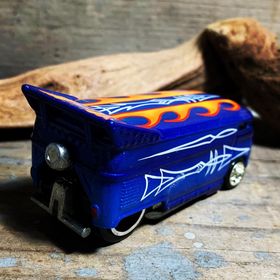 画像: HELLS DEPT 2020 - BOO Pinstriping x JDC13 【”グラデ－ション” VW DRAG BUS (カスタム完成品）】DK.BLUE-BLUE(TOPOR)/RR （送料サービス適用外）