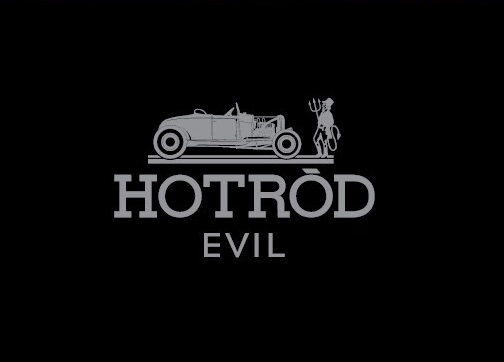 画像: 【予約】PRE-ORDER - HELLS DEPT x KRAZY ROD 【"HOT ROD EVIL" 10オンス クルーネック・スウェット】 DK.GRAY（送料サービス適用外）(12月入荷予定）