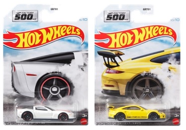 画像: 2021 HW "FACTORY 500" 【10種セット】Cadillac CTS-V/Ford Shelby GT350R/'10 Ford Shelby GT500 Super Snake/'12 Camaro ZL1 Concept/'12 Corvette Z06/Bentley Continental Supersports/2013 SRT Viper/Lamborghini Huracan LP 610-4/McLaren 720S/Porsche 911 GT3 RS(予約不可）