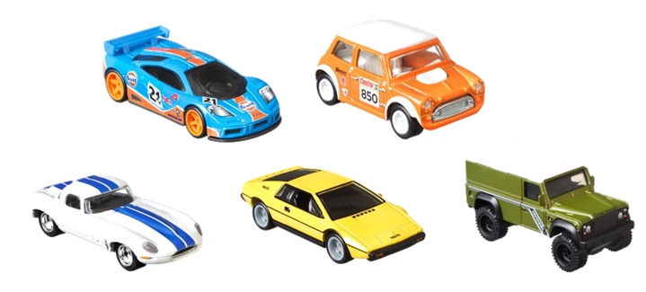 画像: 2021 HW CAR CULTURE 【Aアソート BRITISH HORSE POWER (5種セット）】McLaren F1 GTR/Morris Mini/Jaguar Lightweight E-Type/Lotus Esprit S1/Land Rover Denfender 110 Hard Top