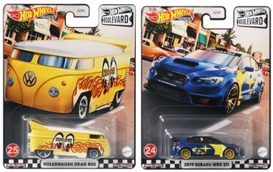 画像: 2021 HW BOULEVARD 【Aアソート　5種セット】Volkswagen Drag Bus(MOONEYES)/2019 Subaru WRX STI/'63 Chevy Nova/1968 Mazda Cosmo Sport/'64 Buick Riviera(お一人様1セットまで）