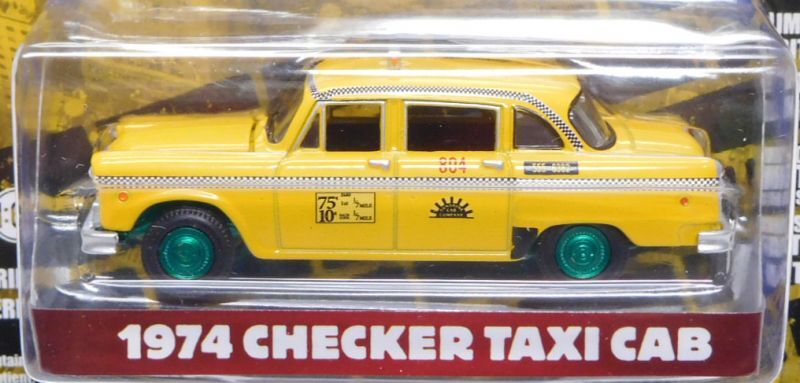 画像: 2020 GREENLIGHT HOLLYWOOD SERIES 29 【1974 CHECKER TAXI CAB】 YELLOW/RR (TAXI)(GREEN MACHINE) 