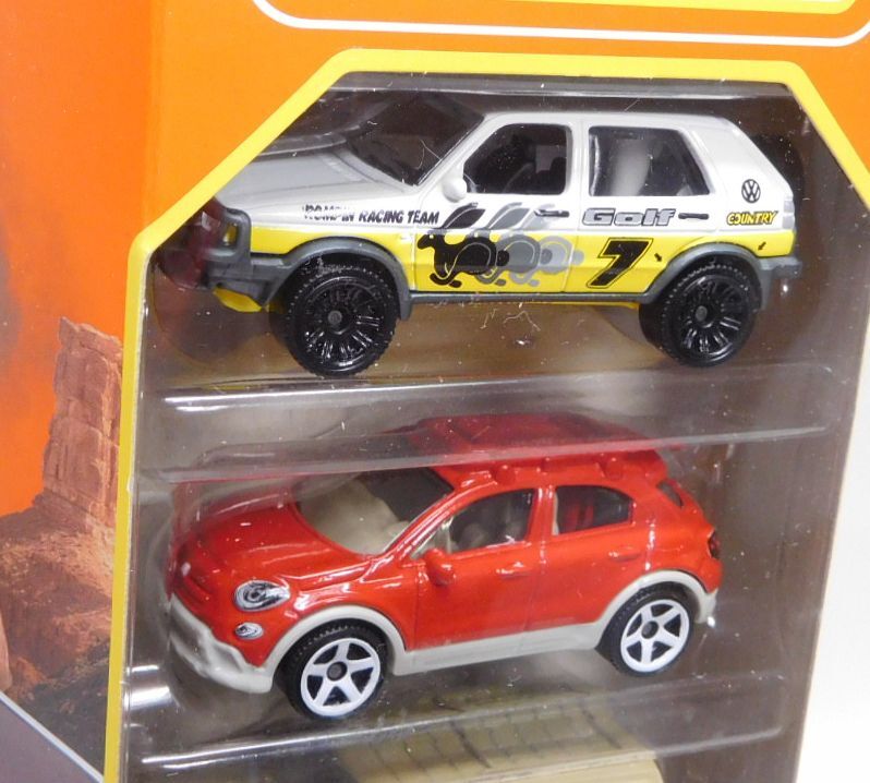 画像: 2020 MATCHBOX 5PACK 【OFF ROAD RALLY】'90 VW GOLF COUNTRY/2016FIAT 500 X/JEEP WRANGLER/'68 DODGE D-200/BAJA BANDIT (予約不可）