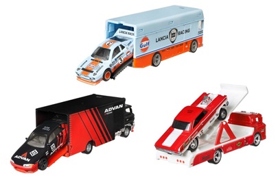 画像: HW CAR CULTURE - TEAM TRANSPORT 【Kアソート (4個入り）】LANCIA RALLY 037/NISSAN SKYLINE GT-R (BNR32)/'65 MERCURY COMET CYCLONE(x2)