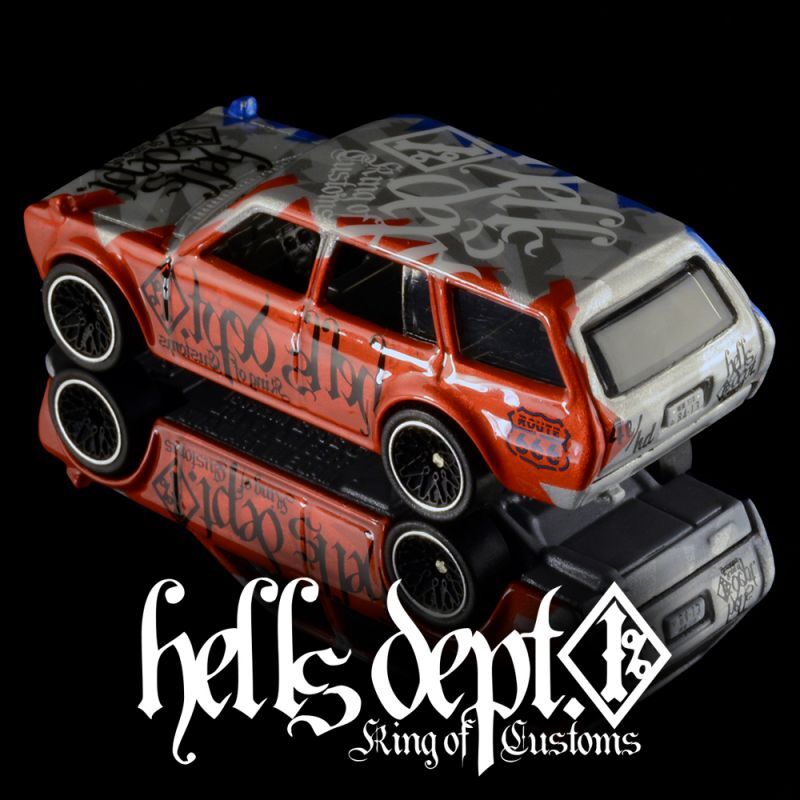 画像: HELLS DEPT 2020 - DOUBLE LOSER[S] 【"CAMO RACING" '71 DATSUN BLUEBIRD 510 WAGON (カスタム完成品）】BLUE-SILVER-RED/RR （送料サービス適用外）