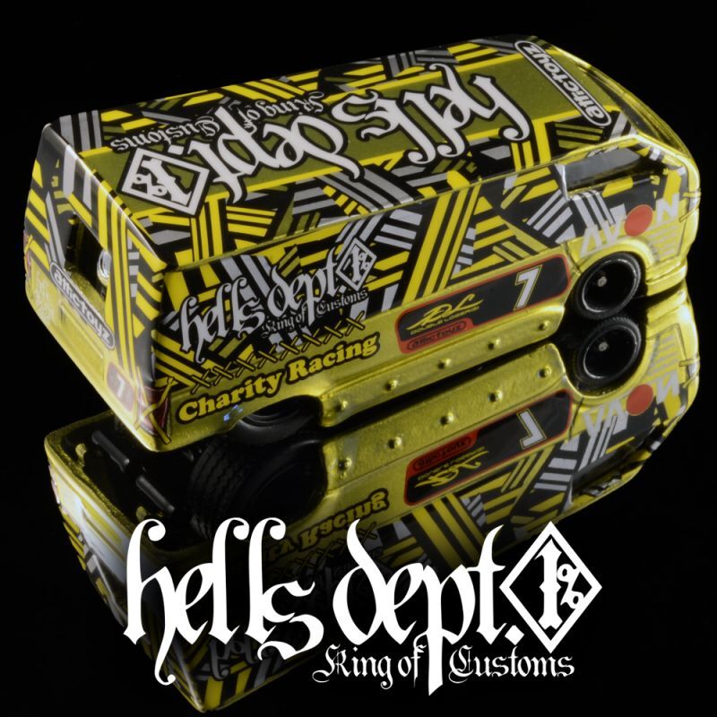 画像: HELLS DEPT 2020 - DOUBLE LOSER[S] 【"CHARITY - HELLS RACING" FAST ACE (TOYOTA HI-ACE HELLS CUSTOM)  (カスタム完成品）】YELLOW/RR （送料サービス適用外）