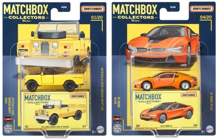 画像: 2021 MATCHBOX COLLECTORS　【"A"アソート 4種セット】1969 BMW 2002/1963 Chevy C10 Pickup (MOONEYES)/’65 Land Rover Gen II Pickup/2016 BMW i8