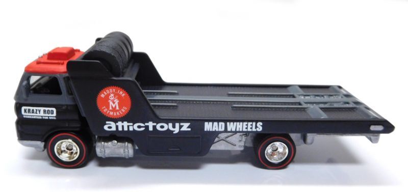 画像: MAD WHEELS (マッドホイール） 【WIDE OPEN (カスタム完成品）】FLAT BLACK-GRAY-RED/RR （送料サービス適用外） 