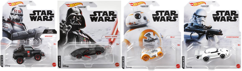 画像: 【仮予約】PRE-ORDER - 2021 HW STAR WARS CHARACTER CAR 【Hアソート (8個入り】マンダロリアン/キュラ・デューン/ザ・チャイルド(x2)/レッカー/BB-8/ダース・ベイダー/ストームトルーパー（3月上旬入荷予定）