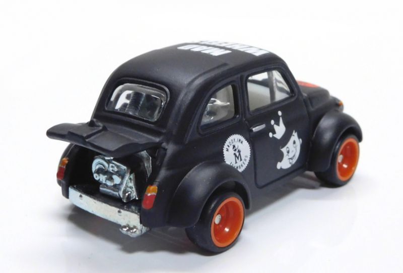 画像: MAD WHEELS (マッドホイール） 【'60s FIAT 500D MODIFICADO (カスタム完成品）】FLAT BLACK （送料サービス適用外） 