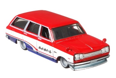 画像: 2021 HW CAR CULTURE "FAST WAGONS" 【'69 NISSAN SKYLINE VAN】RED-WHITE-BLUE/RR(お一人様1点まで）（売り切れ後の予約不可）