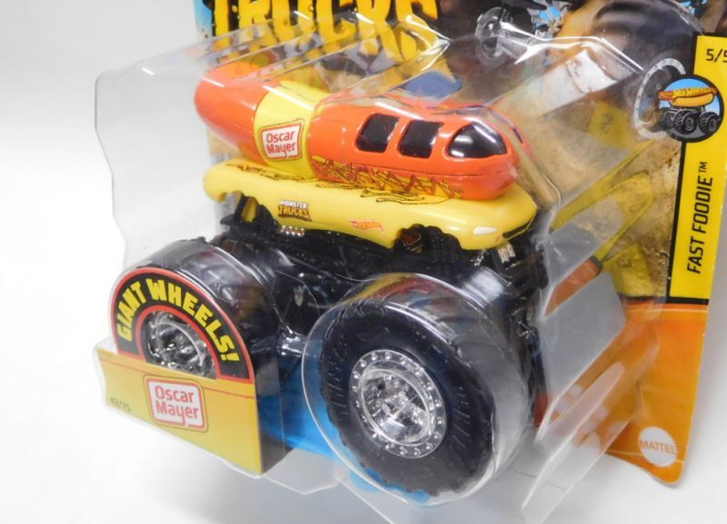 画像: 2020 HW MONSTER TRUCKS! 【OSCAR MAYER】 ORANGE-YELLOW (includes CRUSHABLE CAR)(予約不可）