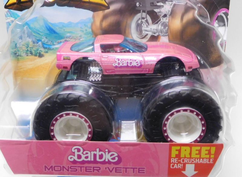 画像: 2021 HW MONSTER TRUCKS! 【BARBIE MONSTER VETTE】 PINK (includes RE-CRUSHABLE CAR)(予約不可）
