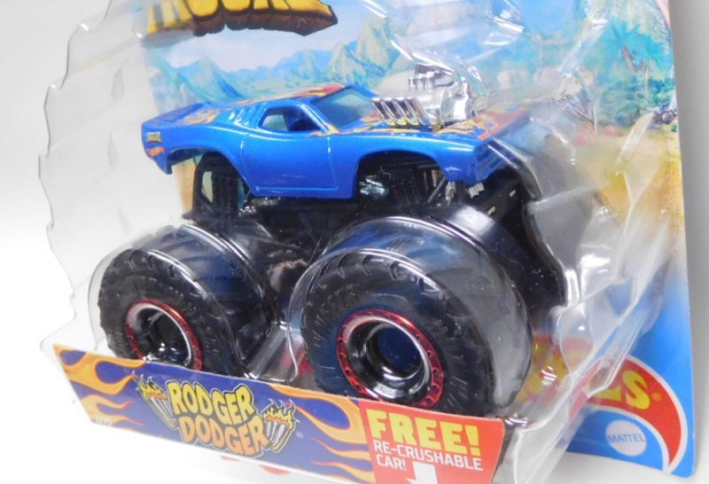 画像: 2021 HW MONSTER TRUCKS! 【RODGER DODGER】 BLUE (includes RE-CRUSHABLE CAR)(予約不可）