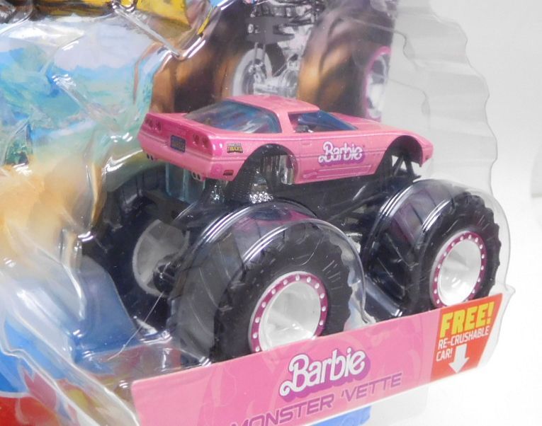 画像: 2021 HW MONSTER TRUCKS! 【BARBIE MONSTER VETTE】 PINK (includes RE-CRUSHABLE CAR)(予約不可）