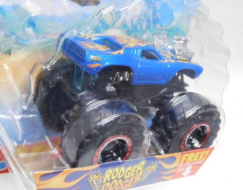 画像: 2021 HW MONSTER TRUCKS! 【RODGER DODGER】 BLUE (includes RE-CRUSHABLE CAR)(予約不可）