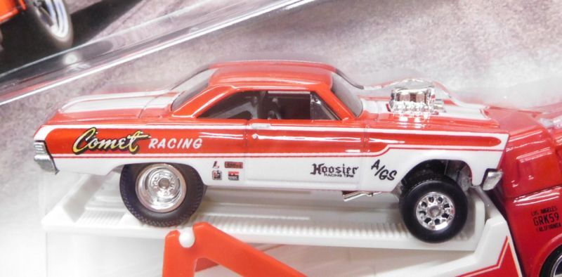 画像: HW CAR CULTURE - TEAM TRANSPORT 【'65 MERCURY COMET CYCLONE/FORD C-8】 RED/RR