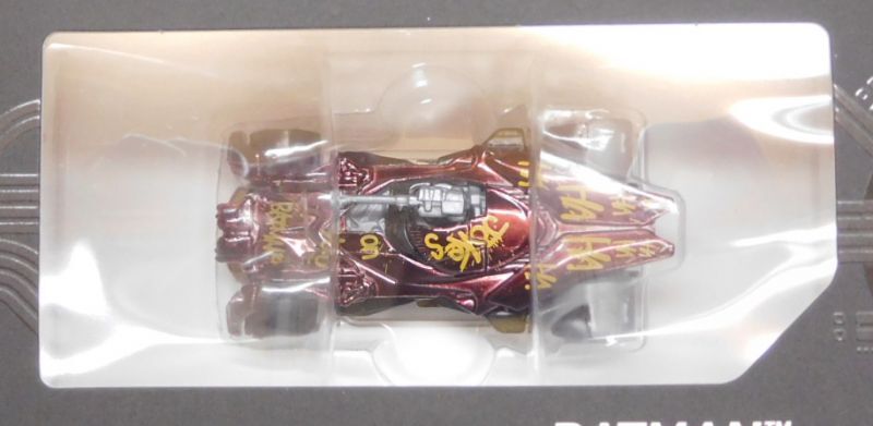 画像: 2021 HOT WHEELS id 【JUSTICE LEAGUE BATMOBILE (JOKER落書きTAMPO)】 SPEC.DK.RED/ID(予約不可）