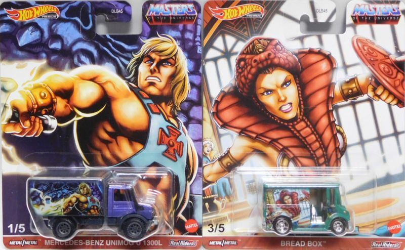 画像: 2021 POP CULTURE "MASTERS OF THE UNIVERSE" 【Jアソート 5種セット】 '55 CHEVY PANEL/VOLKSWAGEN T1 PANEL BUS/MERCEDES-BENZ UNIMOG U 1300L/70s VAN(SUPER VAN)/BREAD BOX(US版）