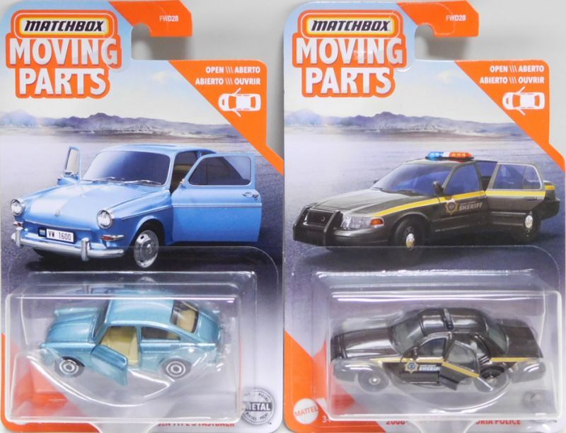 画像: 2020 MOVING PARTS 【Hアソート 6種セット】 1962 JEEP WILLYS WAGON/2016 CHEVY CAMARO/1965 VOLKSWAGEN TYPE 3 FASTBACK/1964 PONTIAC GRAND PRIX/1983 BUICK RIVIERA/2006 FORD CROWN VICTORIA POLICE(予約不可）