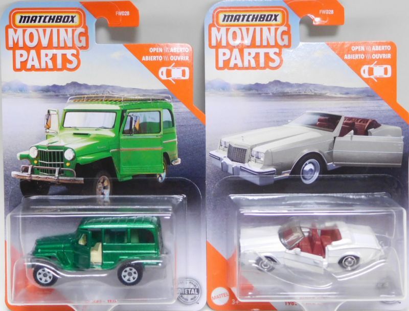 画像: 2020 MOVING PARTS 【Hアソート 6種セット】 1962 JEEP WILLYS WAGON/2016 CHEVY CAMARO/1965 VOLKSWAGEN TYPE 3 FASTBACK/1964 PONTIAC GRAND PRIX/1983 BUICK RIVIERA/2006 FORD CROWN VICTORIA POLICE(予約不可）