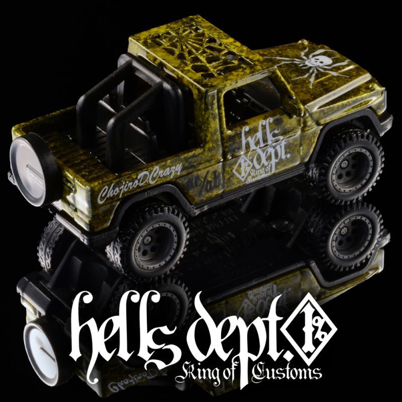 画像: HELLS DEPT 2021 - DOUBLE LOSER[S] 【"SPIDER-G" '91 MERCEDES-BENZ G-CLASS(カスタム完成品）】YELLOW BLACK/RR （送料サービス適用外）