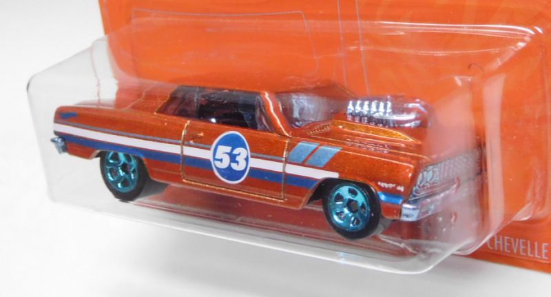 画像: 2021 HW 53ND ANNIVERSARY BLUE AND ORANGE【'64 CHEVY CHEVELLE SS】ORANGE/5SP(全てパック割れ） (予約不可）