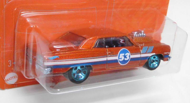 画像: 2021 HW 53ND ANNIVERSARY BLUE AND ORANGE【'64 CHEVY CHEVELLE SS】ORANGE/5SP(全てパック割れ） (予約不可）