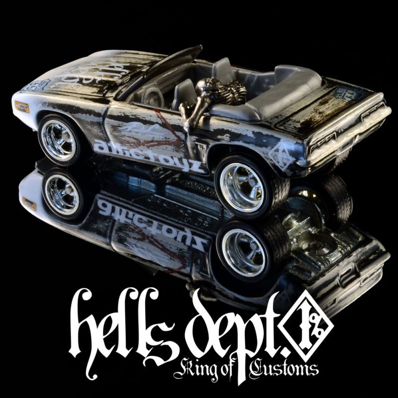 画像: HELLS DEPT 2021 - DOUBLE LOSER[S] 【"SKULL PASSENGER" '69 CAMARO(カスタム完成品）】BLACK-ZAMAC-WHITE/RR （送料サービス適用外）