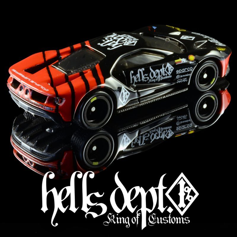 画像: HELLS DEPT 2021 - DOUBLE LOSER[S] 【"ADVAN風" '17 FORD GT (カスタム完成品）】BLACK-RED/RR （送料サービス適用外）