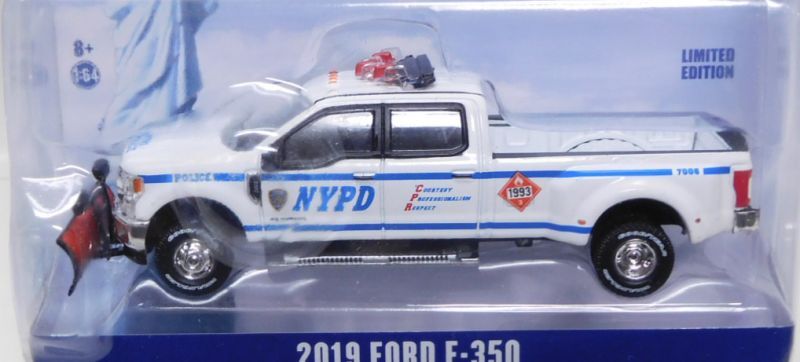 画像: 2020 GREENLIGHT HOBBY EXCLUSIVE 【"NYPD" 2019 FORD F-350】 WHITE/RR