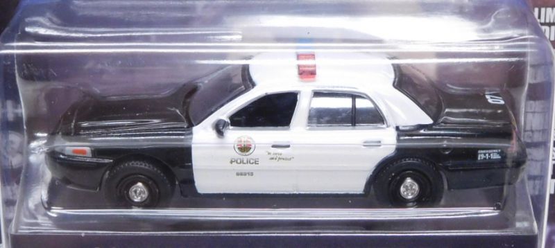 画像: 2021 GREENLIGHT HOLLYWOOD SERIES 30 【2008 FORD CROWN VICTORIA】 BLACK-WHITE/RR (THE ROOKIE) 