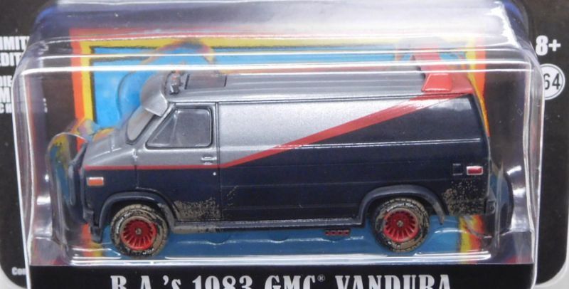 画像: 2020 GREENLIGHT HOLLYWOOD "A-TEAM" SERIES 【B.A.'S 1983 GMC VANDURA】 BLACK-GRAY/RR