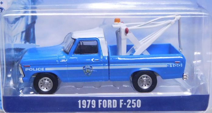 画像: 2020 GREENLIGHT HOBBY EXCLUSIVE 【"NYPD" 1979 FORD F-250】 LT.BLUE/RR