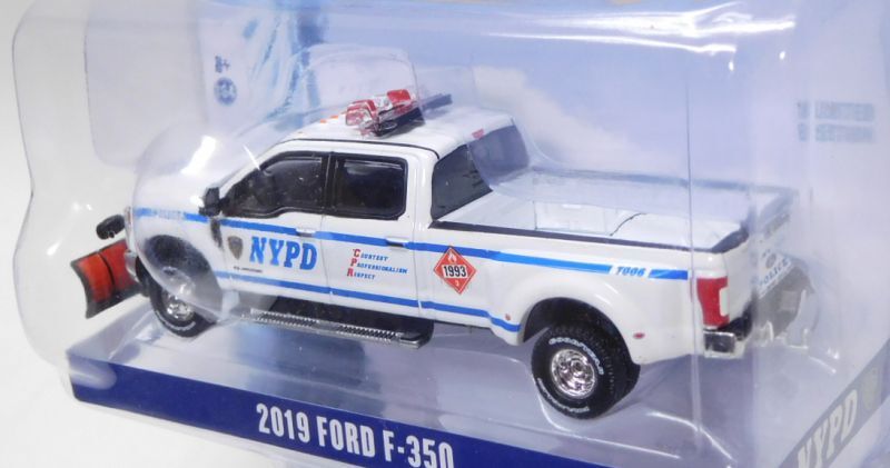 画像: 2020 GREENLIGHT HOBBY EXCLUSIVE 【"NYPD" 2019 FORD F-350】 WHITE/RR