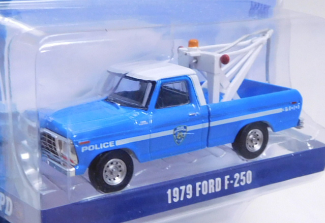 画像: 2020 GREENLIGHT HOBBY EXCLUSIVE 【"NYPD" 1979 FORD F-250】 LT.BLUE/RR