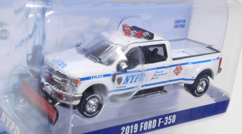 画像: 2020 GREENLIGHT HOBBY EXCLUSIVE 【"NYPD" 2019 FORD F-350】 WHITE/RR