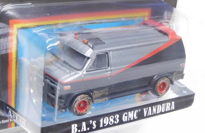 画像: 2020 GREENLIGHT HOLLYWOOD "A-TEAM" SERIES 【B.A.'S 1983 GMC VANDURA】 BLACK-GRAY/RR