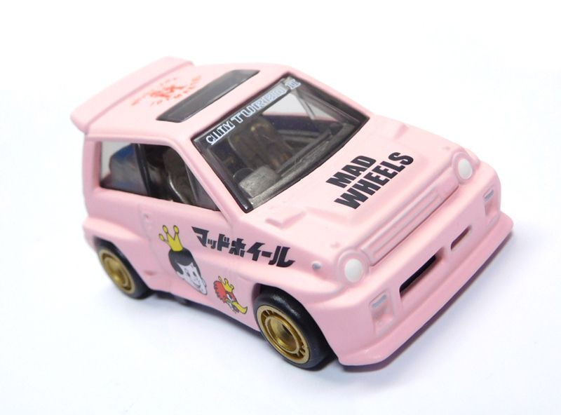 画像: MAD WHEELS (マッドホイール） 【"春限定カラー" '85 HONDA CITY TURBO II (カスタム完成品）】FLAT PINK/RR （送料サービス適用外） 