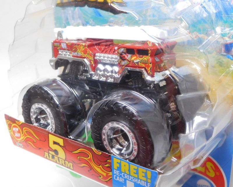 画像: 2021 HW MONSTER TRUCKS! 【5 ALARM】 RED (includes RE-CRUSHABLE CAR)(予約不可）