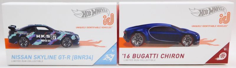 画像: 2021 HOT WHEELS id 【Cアソート 6種セット】 NISSAN SKYLINE GT-R[BNR34]/'16 BUGATTI CHIRON/SUBARU BRZ/BATMAN ARKHAM ASYLUM BATMOBILE/SUPERCHARGED/STING ROD II(予約不可）