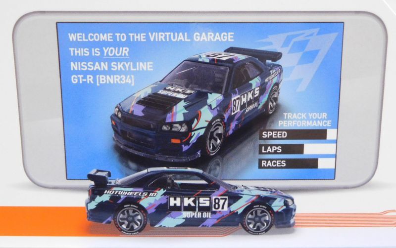 画像: 2021 HOT WHEELS id 【"HKS" NISSAN SKYLINE GT-R[BNR34]】 SPEC.NAVY/ID(予約不可）(お一人様1点まで）