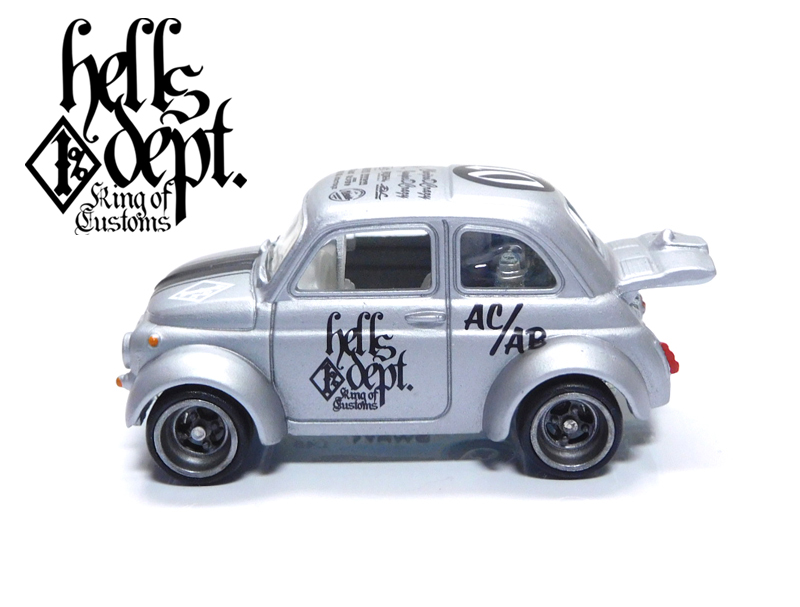 画像: HELLS DEPT 2021 - カツヌマ製作所 【'60s FIAT 500D (カスタム完成品）】FLAT SILVER/RR （送料サービス適用外）