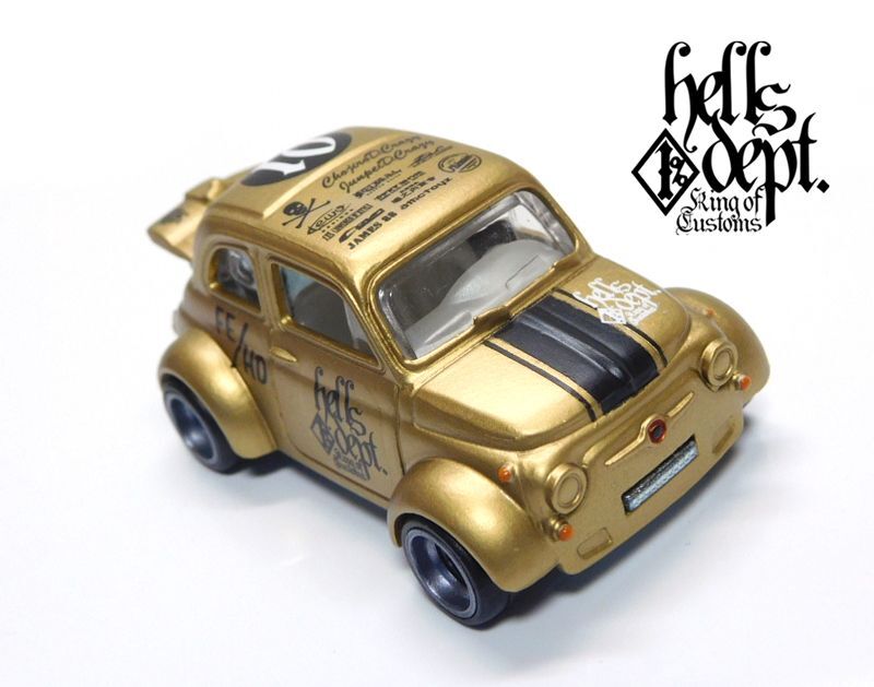 画像: HELLS DEPT 2021 - カツヌマ製作所 【'60s FIAT 500D (カスタム完成品）】FLAT GOLD/RR （送料サービス適用外）