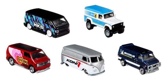 画像: 2021 POP CULTURE "SPEED SHOP GARAGE" 【Kアソート 5種セット】 MBK VAN/CUSTOM '77 DODGE VAN/VOLKSWAGEN T1 PANEL BUS/CUSTOM GMC PANEL VAN/LAND ROVER DEFENDER 110 HARDTOP