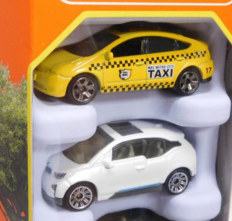 画像: 2021 MATCHBOX 5PACK 【MBX EV & HYBRID】Toyota Prius/2015 BMW i3/2015 BMW i8/'09 International eStar/2018 Nissan Leaf